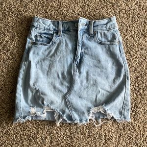 wild fable jean skirt